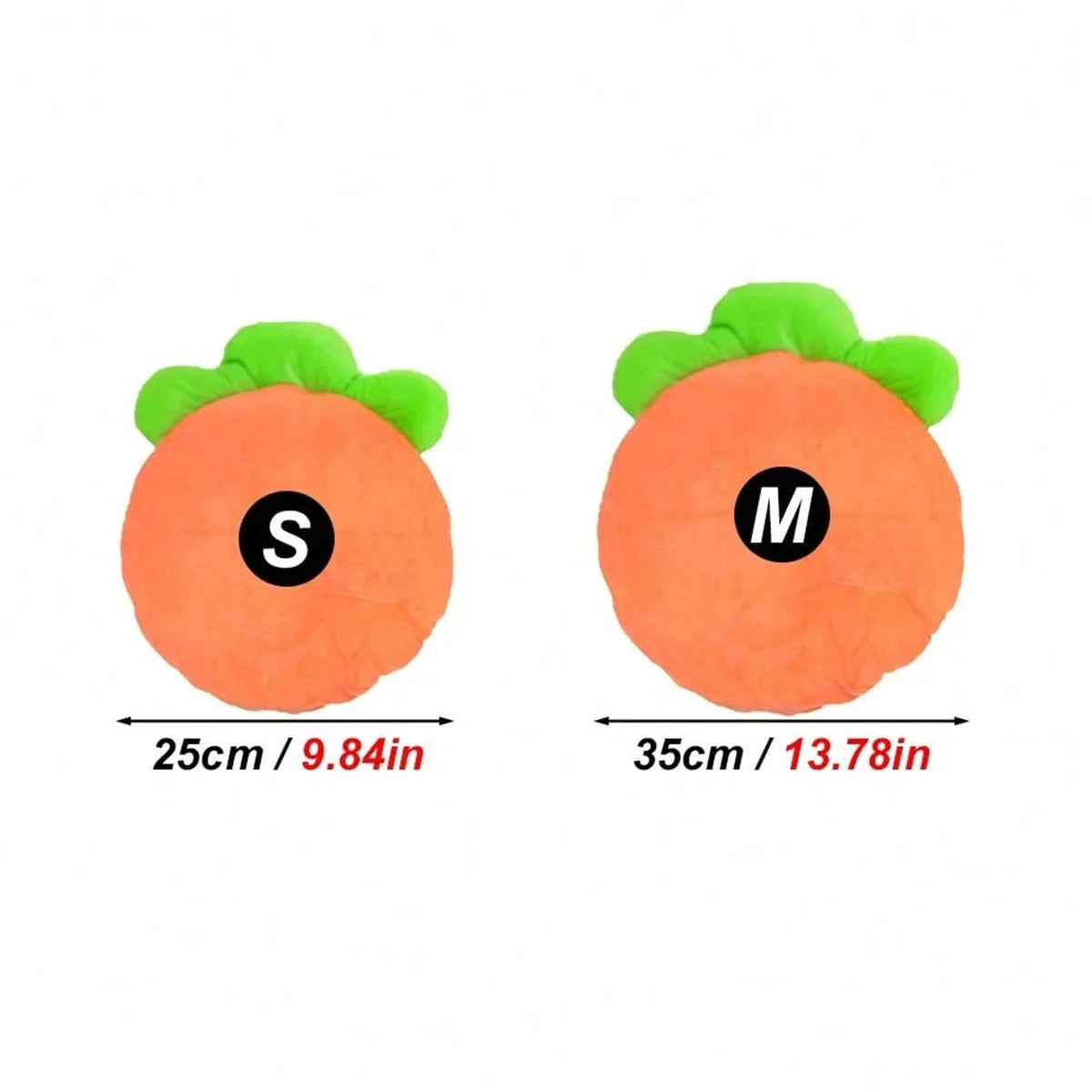 KAROT | Coussin douillet en forme de carotte